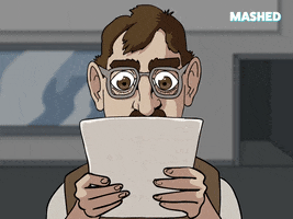 Animation Read GIF by Mashed
