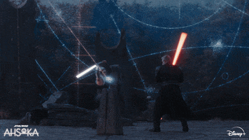 Lightsaber Duel Jedi GIF by Star Wars