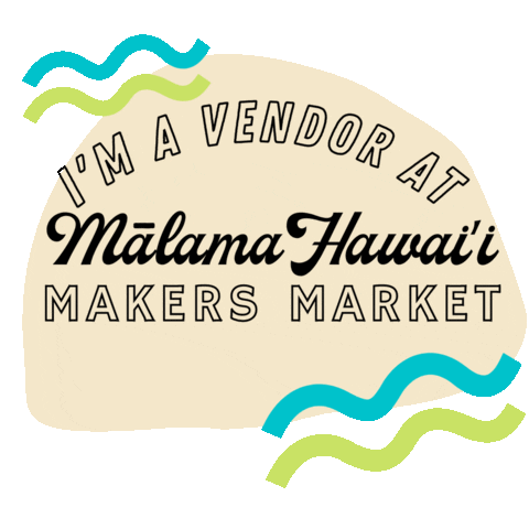 Malama Hawaii Market Sticker