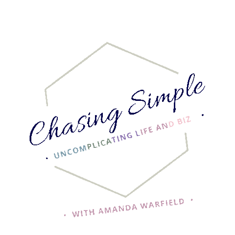 Chasing Simple Sticker by Amanda Warfield