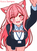 Cat Girl Art GIF