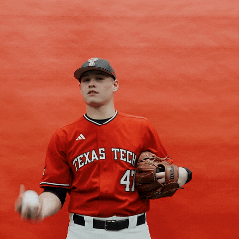 Logan Addison GIF by Texas Tech Baseball
