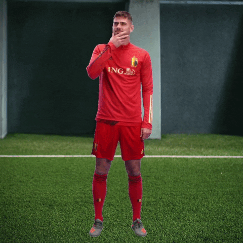 Red Devils Thinking GIF by ING Belgium