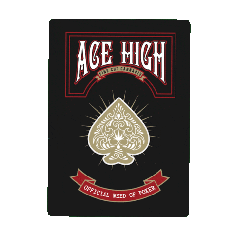 Ace High Sticker