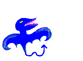 Fire Monster Sticker