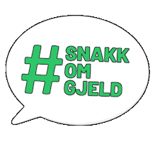 Snakkeboble Sticker by Lendo Norge