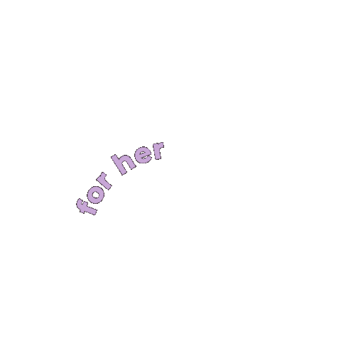 It Is For Her Sticker by for her