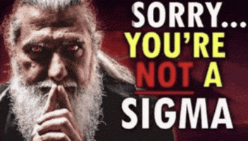 Sorry Your Not A Sigma GIF
