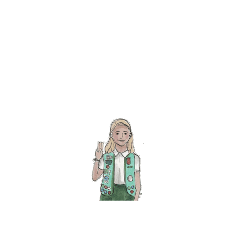 Girl Scouts Sticker by Kappa Delta