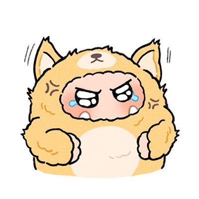 Angry Dog Sticker by OHKU