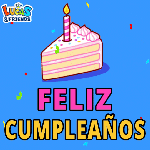 Happy Birthday Party GIF by Lucas and Friends by RV AppStudios