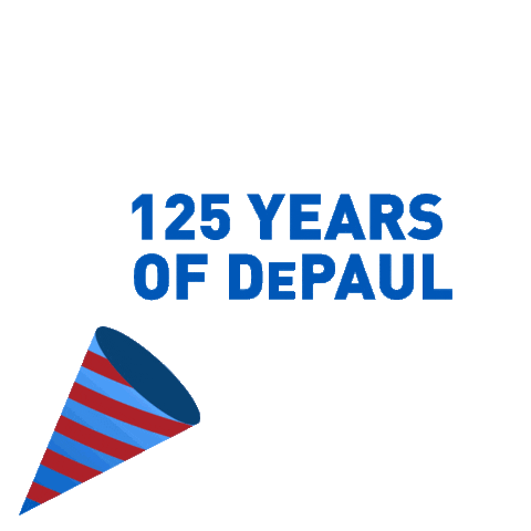 Depaul University Anniversary Sticker by DePaulU