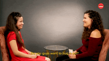 Hugs Hug It Out GIF by BuzzFeed