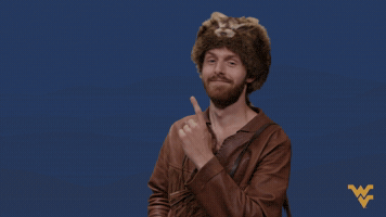 Morgantown Wv Pointing GIF by WestVirginiaU