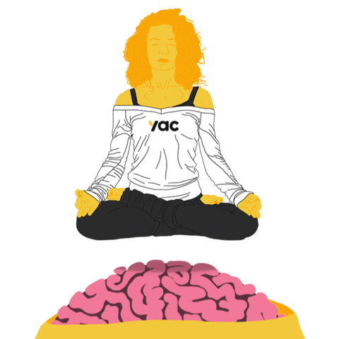 Yoga Meditating GIF by Yac
