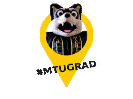 Mtugrad Sticker by Michigan Tech