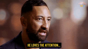 React Attention GIF by Celebrity Apprentice Australia