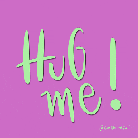 Hug Me GIF by Emilia Desert