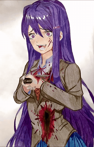 Sad Doki Doki GIF