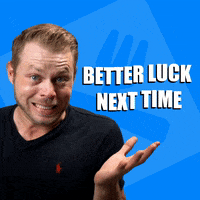 You Lose Better Luck Next Time GIF by Tap The Table