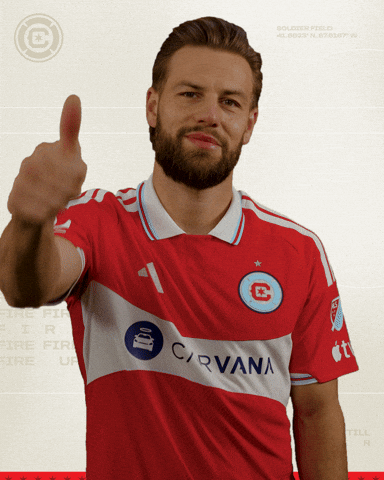 Happy Chicago Fire GIF by Chicago Fire Football Club