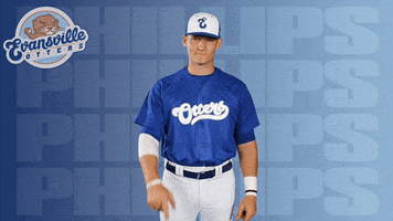 Baseball Pointing At You GIF by Evansville Otters