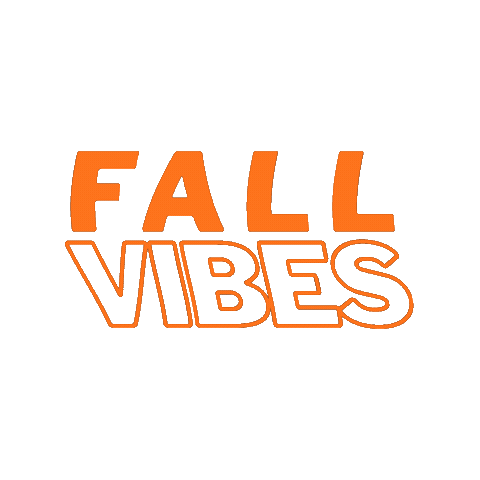 Fall Orange Sticker by Jennifer Greenhill