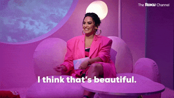 That Is Beautiful Demi Lovato GIF by The Roku Channel