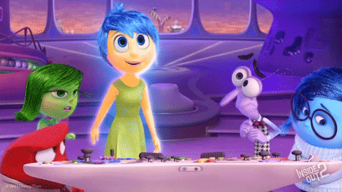If emotions worked in the same way as in the movie Inside Out and each emotion