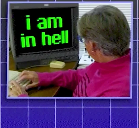 Help Me 90S GIF by Offline Granny!