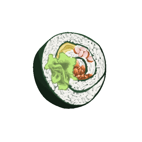 Bites Kimbab Sticker