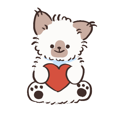 Happy Heart Sticker by koimoffee