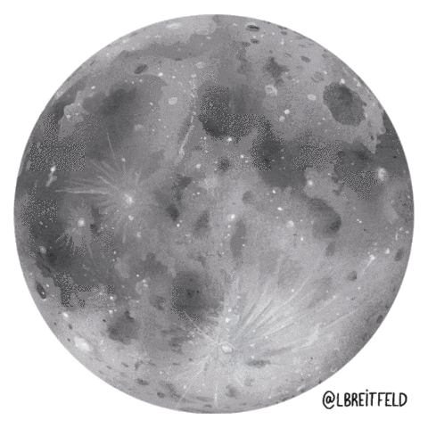 Moon Luna Sticker