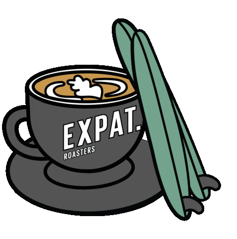 Coffee Time Sticker by Expat Roasters