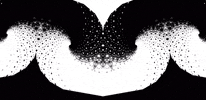 anniemuse black and white mask abstract bw GIF