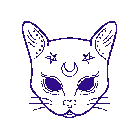 mooncat Sticker