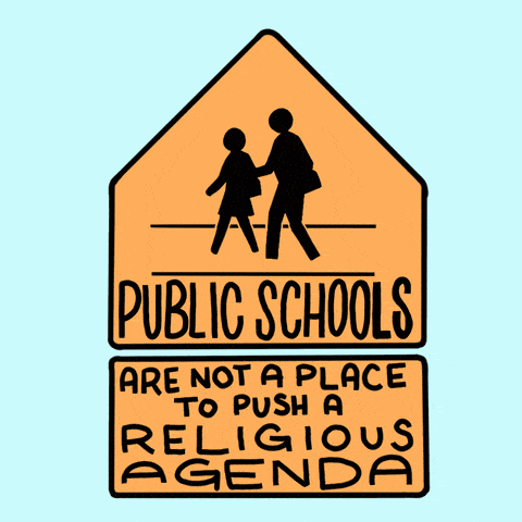 Public schools are not a place to push a religious agenda