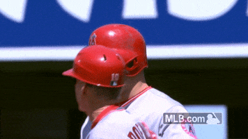 los angeles angels smile GIF by MLB