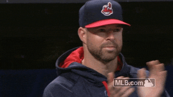 Cleveland Indians Claps GIF by MLB