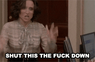 shut it down selina meyer GIF