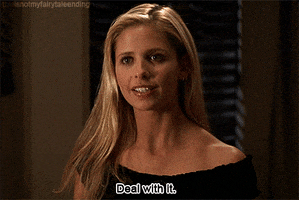 buffy the vampire slayer deal with it GIF