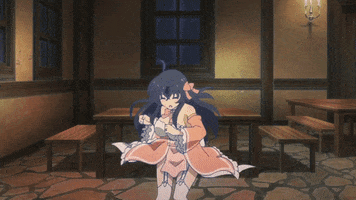 akazawakei funny anime jumping ako GIF