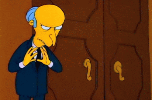 Plotting Mr Burns GIF - Find & Share on GIPHY