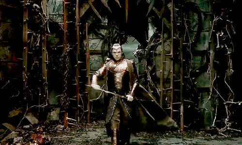 Image result for battle of the five armies elrond gif