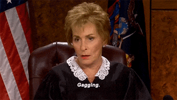 Unimpressed Judge Judy GIF