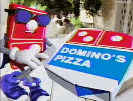 dominos pizza 90s GIF