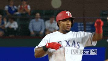 waving texas rangers GIF by MLB