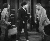 Moe Three Stooges Gif