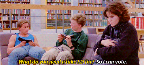 voting the breakfast club GIF