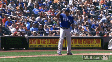 adrian beltre rangers GIF by MLB